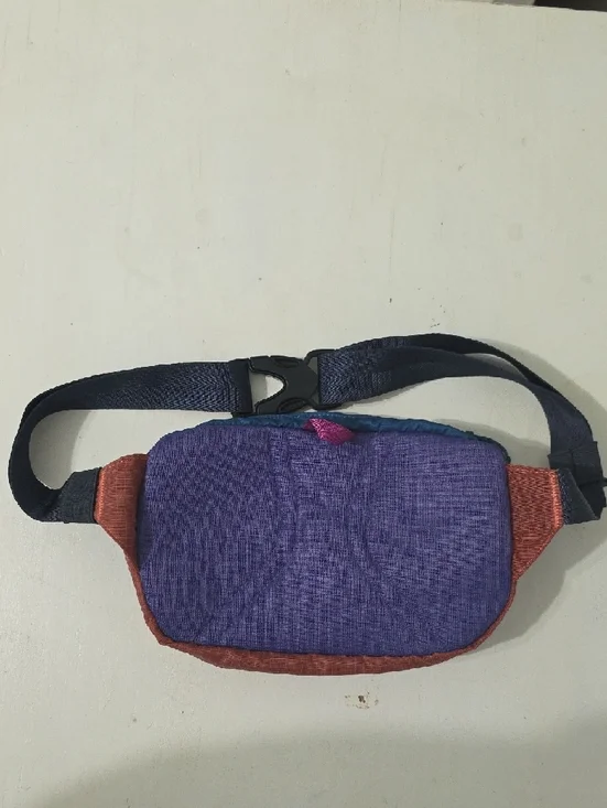 Patagonia Purple, Blue & Yellow Waist Pack with Pink Zipper - Picture 3 of 7
